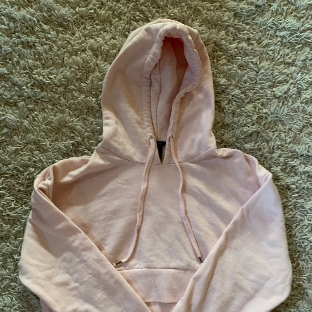 Pink Cropped Sweatshirt - Picture 4 of 5
